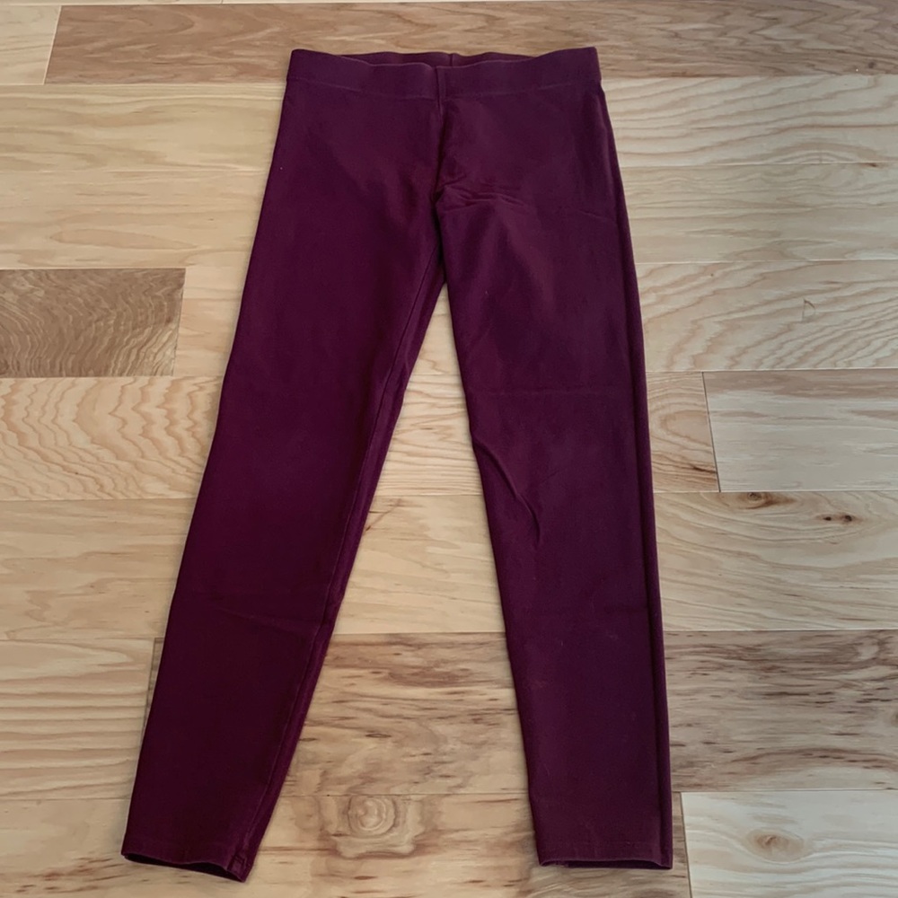 Loft Burgundy Leggings